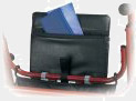 Underseat zipped pocket